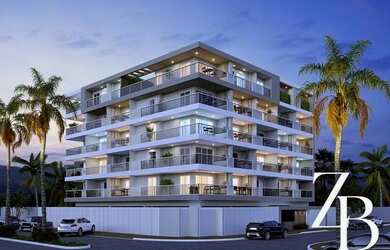 Imagem: O apartamento possui 1 Dormitório, 2 Banheiros, 1 Vaga na garagem