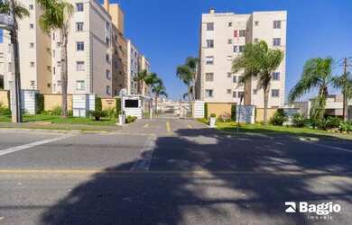 Imagem: O apartamento possui 2 Dormitórios, 1 Banheiro, 1 Vaga na garagem