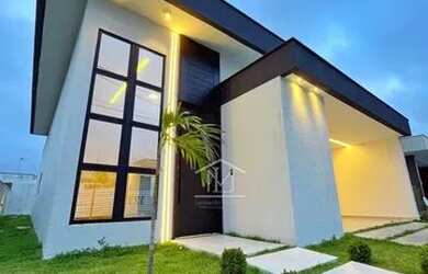 Imagem: A casa em condomínio possui 3 Dormitórios, 4 Banheiros, 2