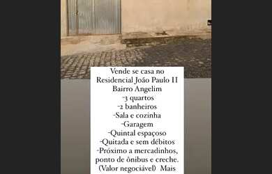 Imagem: A casa possui 3 Dormitórios, 2 Banheiros e 1 Vaga na garagem