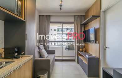 Imagem: O apartamento possui 1 Dormitório, 1 Banheiro, 38m² de Área