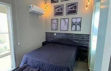 Imagem: O studio possui 1 Dormitório, 1 Banheiro, 1 Vaga na garagem