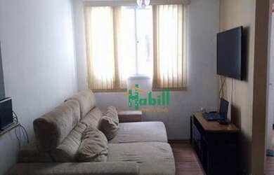 Imagem: O apartamento possui 2 Dormitórios, 1 Banheiro, 1 Vaga na garagem