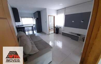 Imagem: O apartamento possui 2 Dormitórios, 1 Banheiro, 1 Vaga na garagem