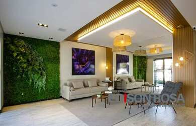 Imagem: O apartamento possui 1 Dormitório, 1 Banheiro, 1 Vaga na garagem