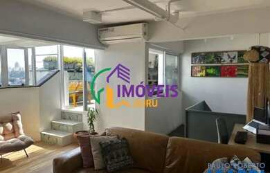 Imagem: O apartamento na cobertura possui 2 Dormitórios, 2 Banheiros