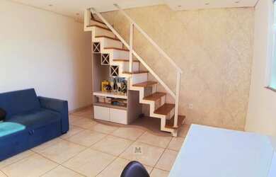 Imagem: O apartamento na cobertura possui 2 Dormitórios, 2 Banheiros