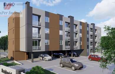 Imagem: O apartamento possui 2 Dormitórios, 1 Banheiro, 1 Vaga na garagem