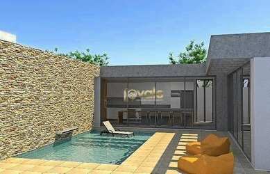 Imagem: A casa em condomínio possui 4 Dormitórios, 5 Banheiros, 2