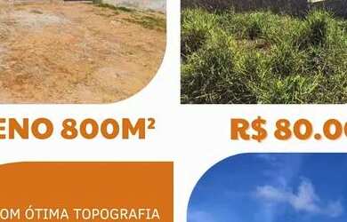 Imagem: O terreno possui 800m² de Área e está localizado em Aruja