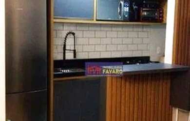 Imagem: O apartamento possui 2 Dormitórios, 1 Banheiro, 1 Vaga na garagem