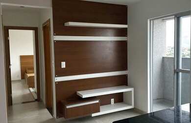 Imagem: O apartamento possui 2 Dormitórios, 1 Banheiro, 1 Vaga na garagem