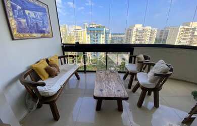 Imagem: O apartamento na cobertura possui 4 Dormitórios, 4 Banheiros