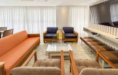 Imagem: O apartamento na cobertura possui 3 Dormitórios, 5 Banheiros