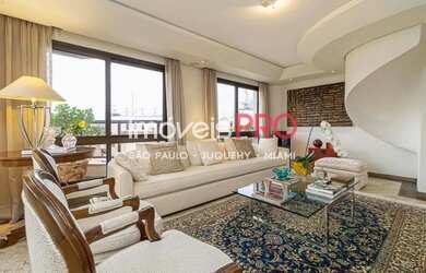 Imagem: O apartamento na cobertura possui 4 Dormitórios, 4 Banheiros