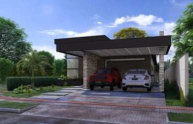 Imagem: A casa em condomínio possui 3 Dormitórios, 2 Banheiros, 2