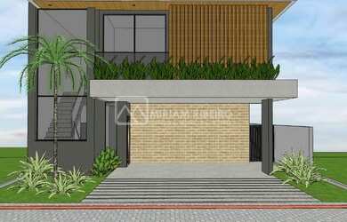 Imagem: A casa em condomínio possui 3 Dormitórios, 3 Banheiros, 2