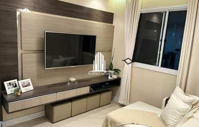 Imagem: O apartamento possui 2 Dormitórios, 1 Banheiro, 1 Vaga na garagem