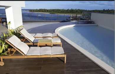 Imagem 1: Lindo apartamento beira mar Alto padrão só 2300 c as taxas pra anual