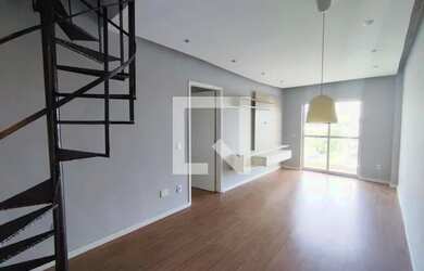 Imagem: O apartamento na cobertura possui 3 Dormitórios, 2 Banheiros