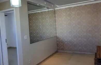 Imagem: O apartamento possui 1 Dormitório, 1 Banheiro, 1 Vaga na garagem