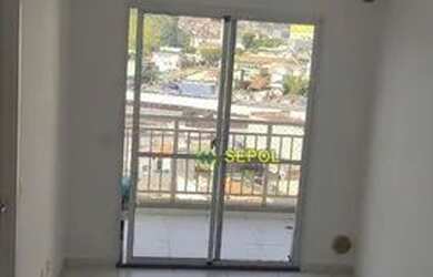 Imagem: O apartamento possui 1 Dormitório, 1 Banheiro, 1 Vaga na garagem