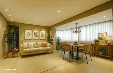 Imagem: O apartamento possui 3 Dormitórios, 4 Banheiros, 3 Vagas na