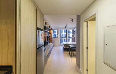 Imagem: O apartamento possui 1 Dormitório, 1 Banheiro, 35m² de Área