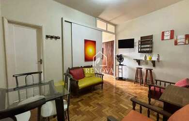 Imagem: O apartamento possui 1 Dormitório, 1 Banheiro, 45m² de Área