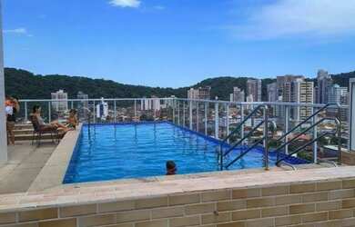 Imagem: O apartamento possui 2 Dormitórios, 1 Banheiro, 1 Vaga na garagem