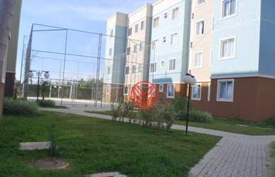 Imagem: O apartamento possui 2 Dormitórios, 1 Banheiro, 1 Vaga na garagem