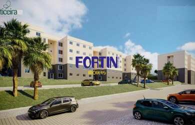 Imagem: O apartamento possui 2 Dormitórios, 1 Banheiro, 1 Vaga na garagem