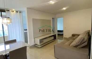 Imagem: O apartamento possui 1 Dormitório, 2 Banheiros, 1 Vaga na garagem