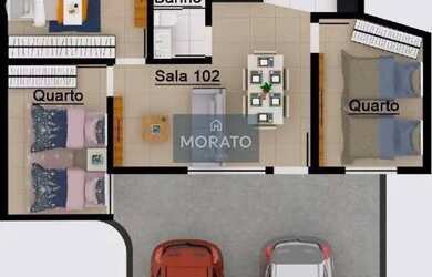 Imagem 5: Área Privativa 2 Quartos com 1 Vaga - Xangri-lá