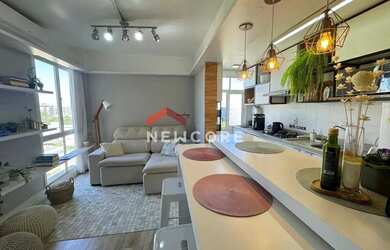 Imagem: O apartamento possui 1 Dormitório, 1 Banheiro, 46m² de Área