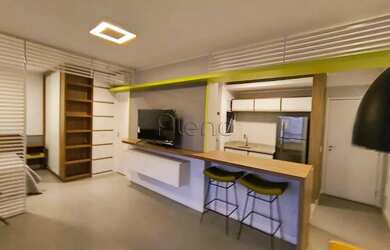 Imagem: O apartamento possui 1 Dormitório, 1 Banheiro, 1 Vaga na garagem