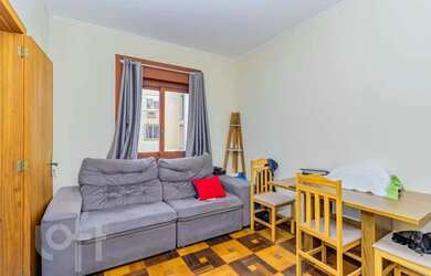 Imagem: O apartamento possui 1 Dormitório, 1 Banheiro, 38m² de Área