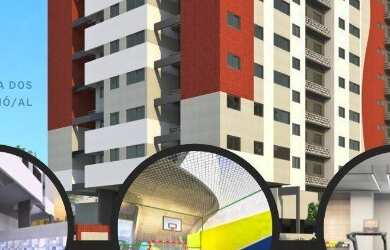 Imagem: O apartamento possui 2 Dormitórios, 1 Banheiro, 1 Vaga na garagem