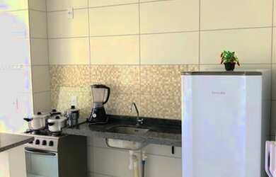 Imagem: O apartamento possui 2 Dormitórios, 1 Banheiro, 1 Vaga na garagem