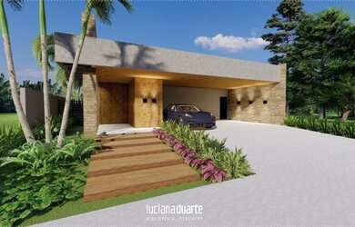 Imagem: A casa em condomínio possui 3 Dormitórios, 3 Banheiros, 4