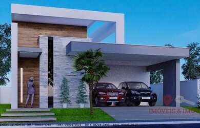 Imagem: A casa em condomínio possui 4 Dormitórios, 3 Banheiros, 2