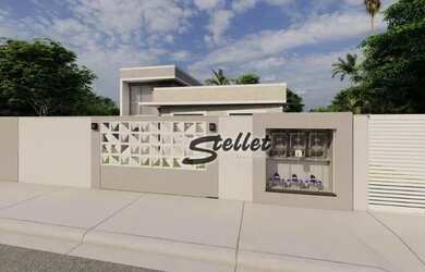 Imagem: A casa possui 3 Dormitórios, 2 Banheiros, 2 Vagas na garagem