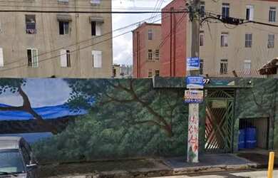 Imagem: O apartamento possui 1 Dormitório, 1 Banheiro, 1 Vaga na garagem