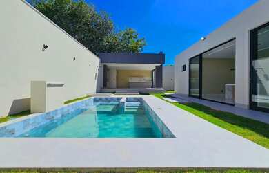 Imagem: A casa em condomínio possui 3 Dormitórios, 5 Banheiros, 4