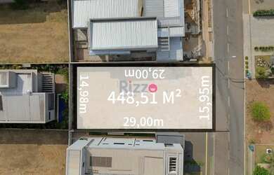 Imagem: O terreno possui 449m² de Área e está localizado em Fazenda