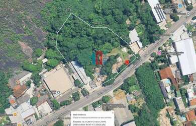 Imagem: O terreno possui 10715m² de Área e está localizado em Vargem