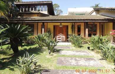 Imagem: A casa em condomínio possui 5 Dormitórios, 5 Banheiros, 4