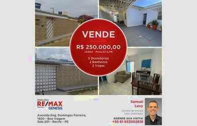 Imagem: A casa possui 4 Dormitórios, 2 Banheiros, 2 Vagas na garagem