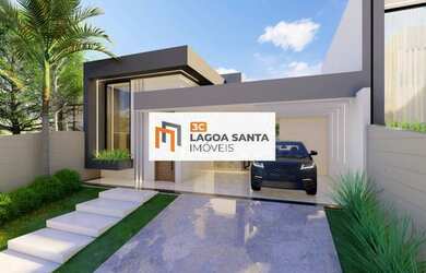 Imagem: A casa possui 3 Dormitórios, 2 Banheiros, 4 Vagas na garagem