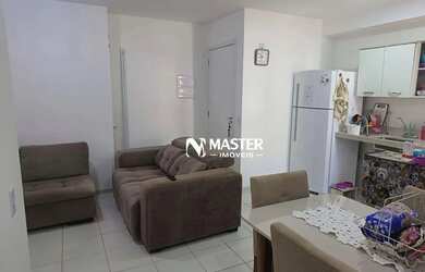 Imagem: O apartamento possui 2 Dormitórios, 1 Banheiro, 1 Vaga na garagem